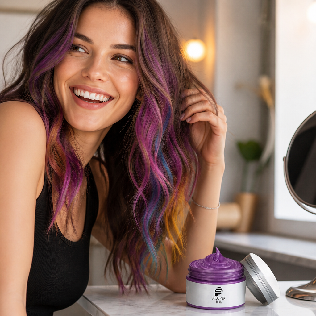 ChromAura™ — Swipe On Bold, Wash-Out Hair Color With Zero Bleach