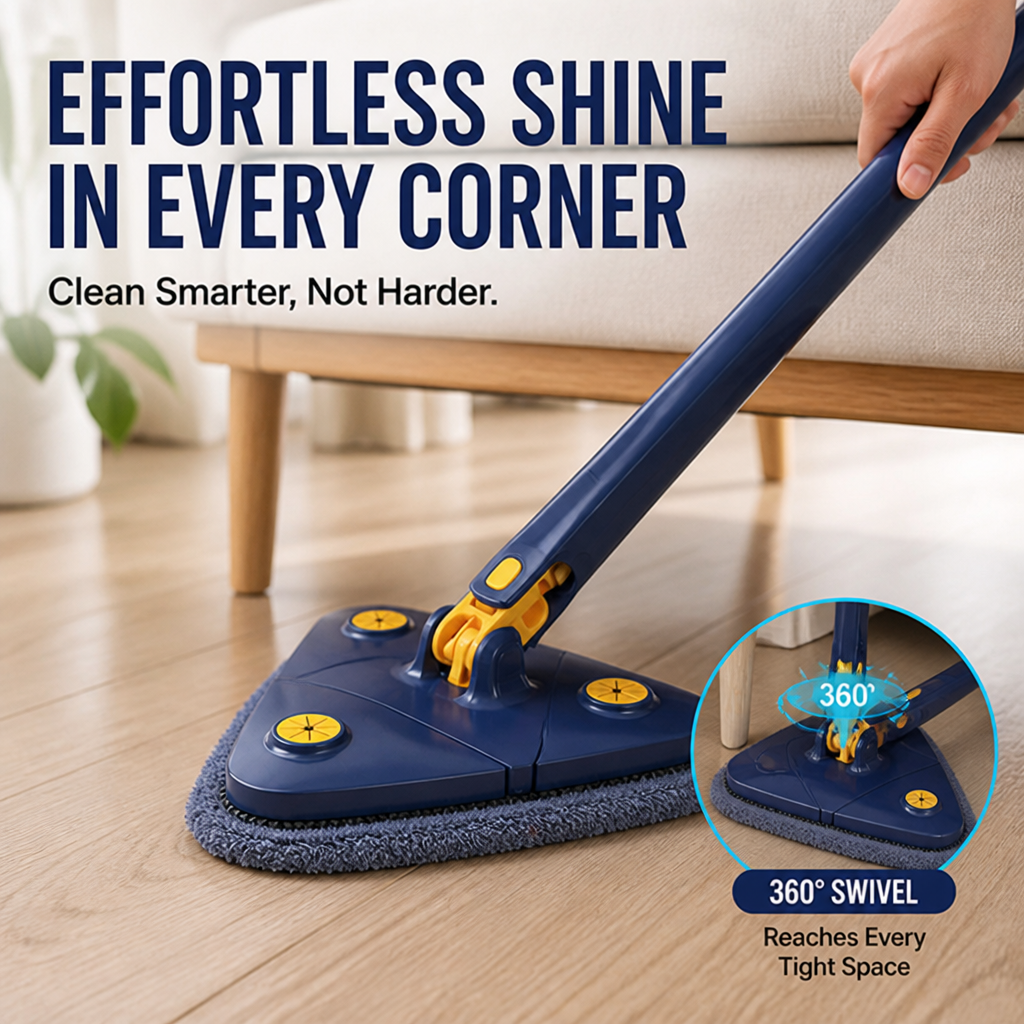VividSweep™ — Effortless Shine That Reaches Every Hidden Corner Without the Strain