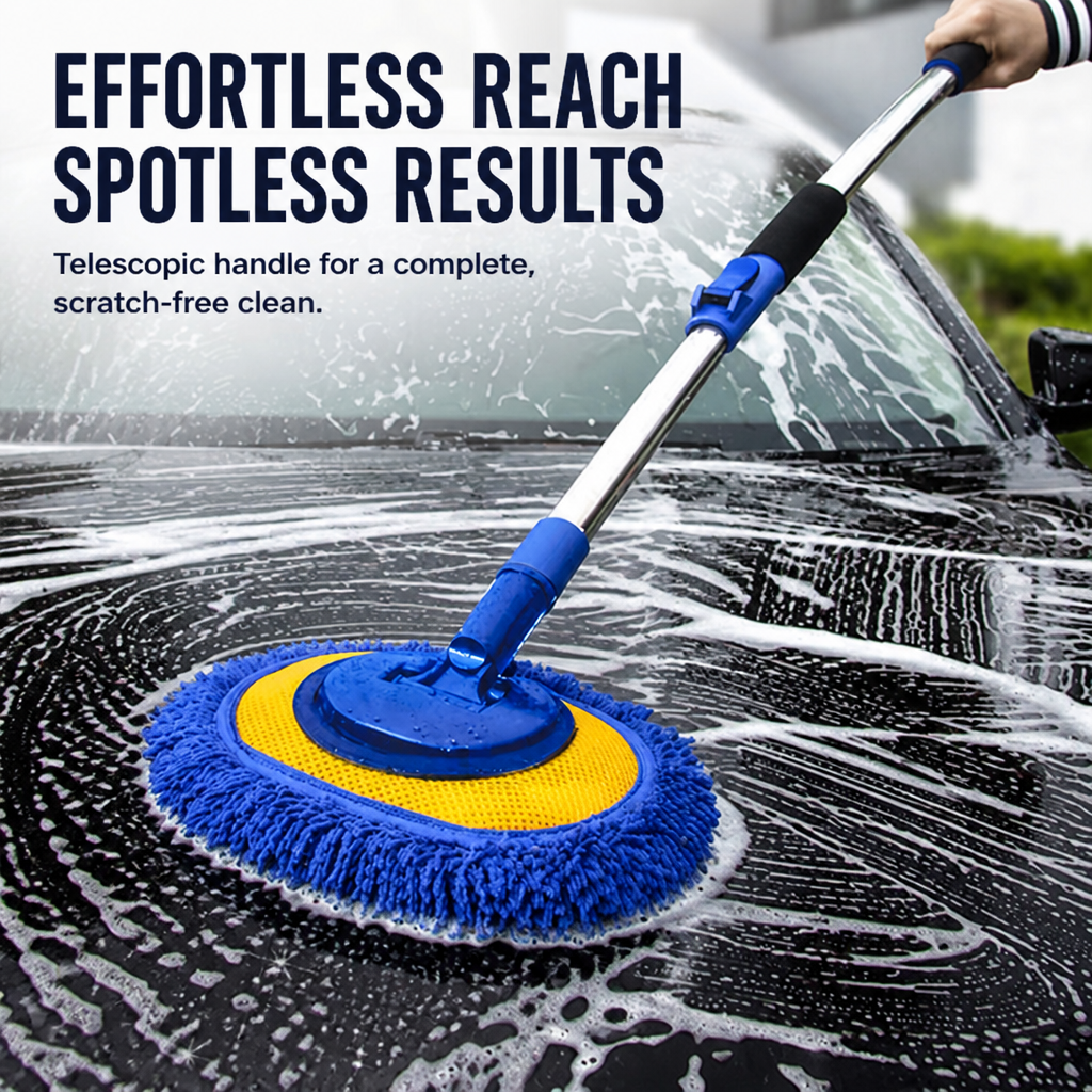 GlidePro™ — Effortless Reach for a Scratch-Free, Showroom Shine Every Time