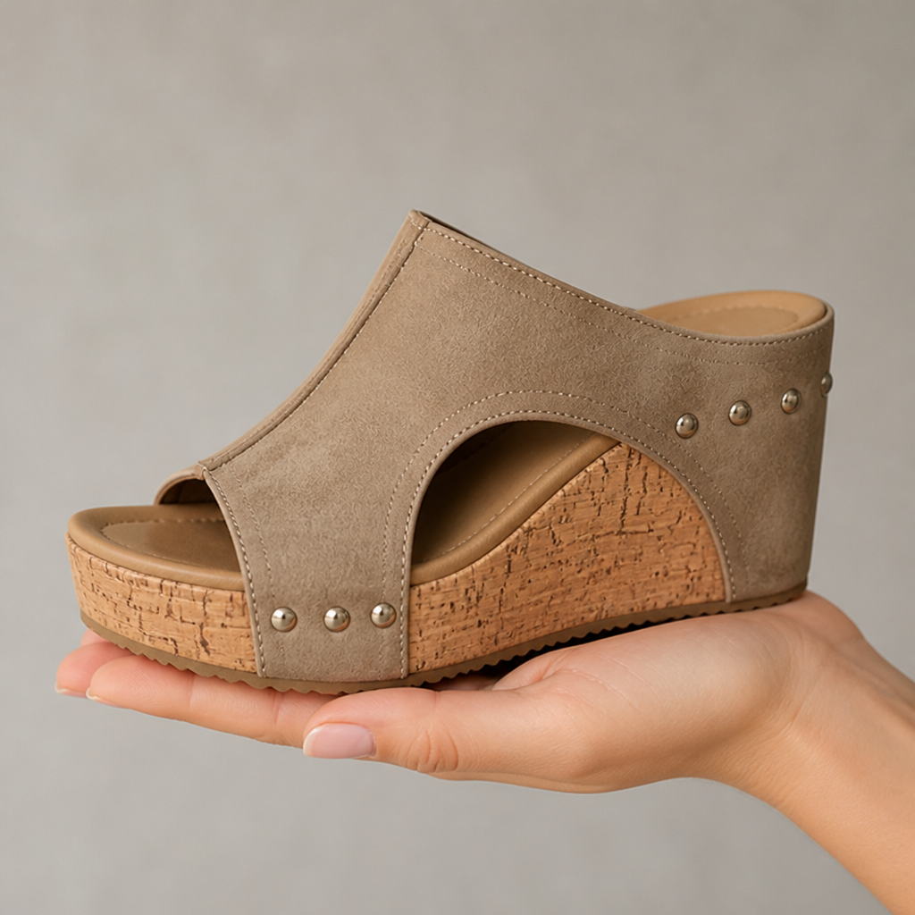 SolaraLuxe™ Wedge Sandals — Walk Pain-Free with Bold Style That Commands Attention