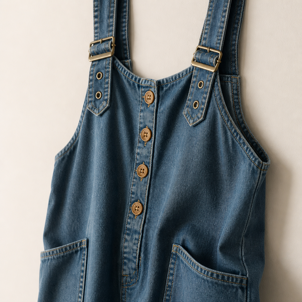 VelaSway™ Casual Denim Jumpsuit — Embrace All-Day Freedom with Flattering, Effortless Style