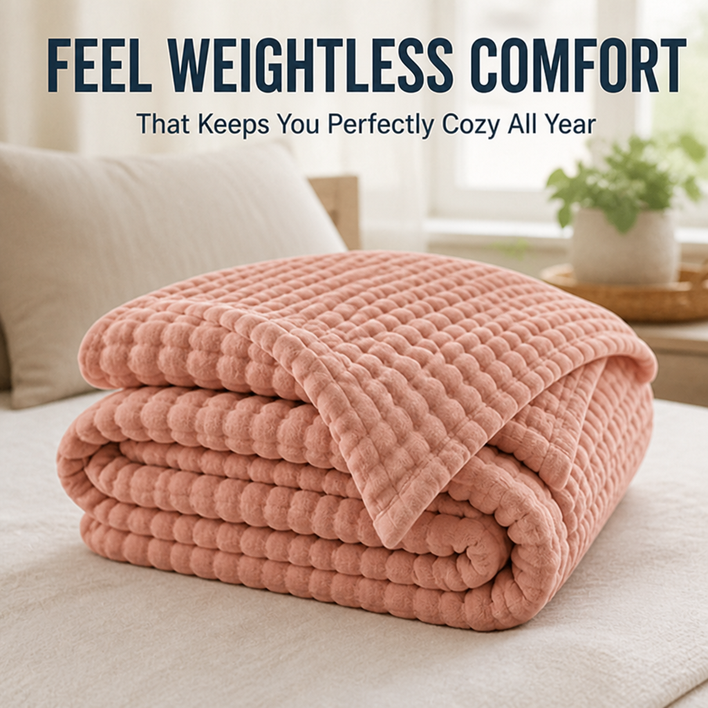 Arlynva™ Blanket — Feel Weightless Comfort That Keeps You Perfectly Cozy All Year