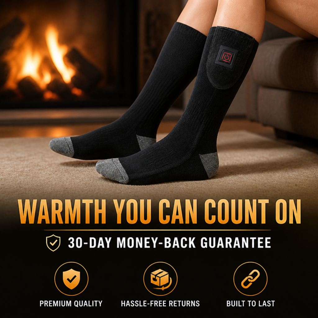 FireTrail™ Heated Socks — Crush Cold Instantly and Own Every Winter Step