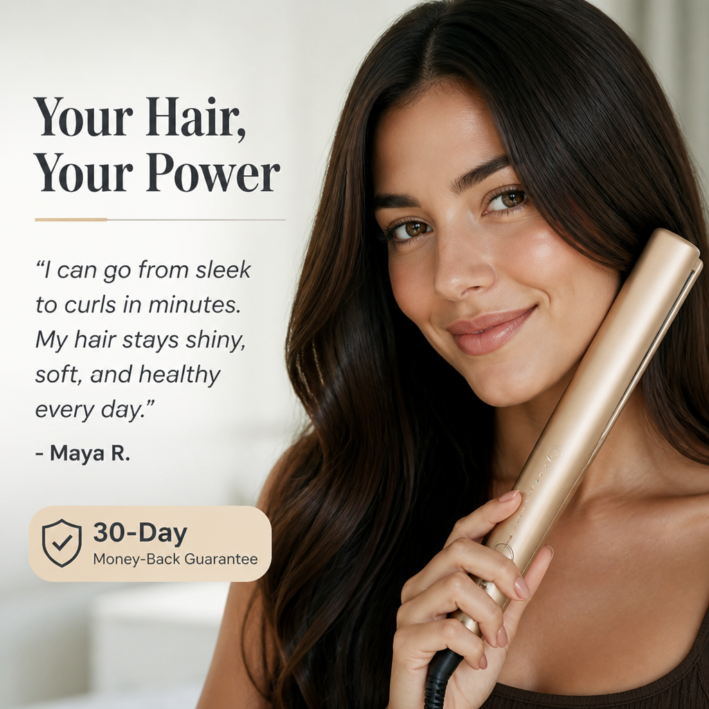 LumeaMist™ — Straighten, Curl & Skip the Second Hot Tool in 10 Minutes