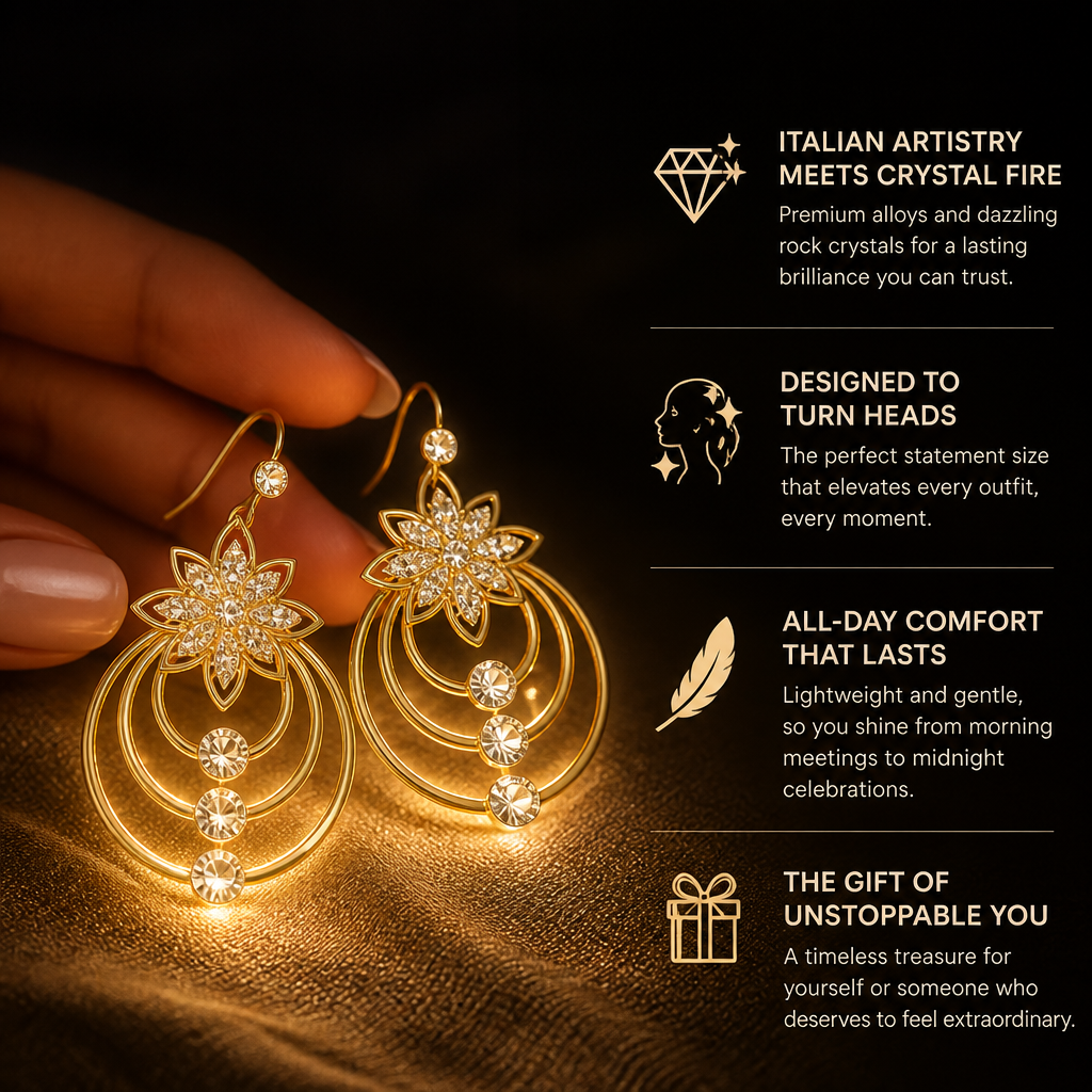 VeroLuxe™ Earrings — Ignite Every Room with Effortless Elegance and Unstoppable Confidence