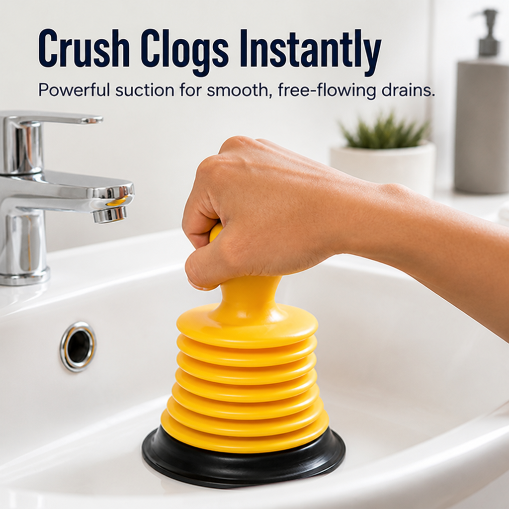 FlowForce™ — Crush Clogs Instantly for Drains That Flow Like New Every Time