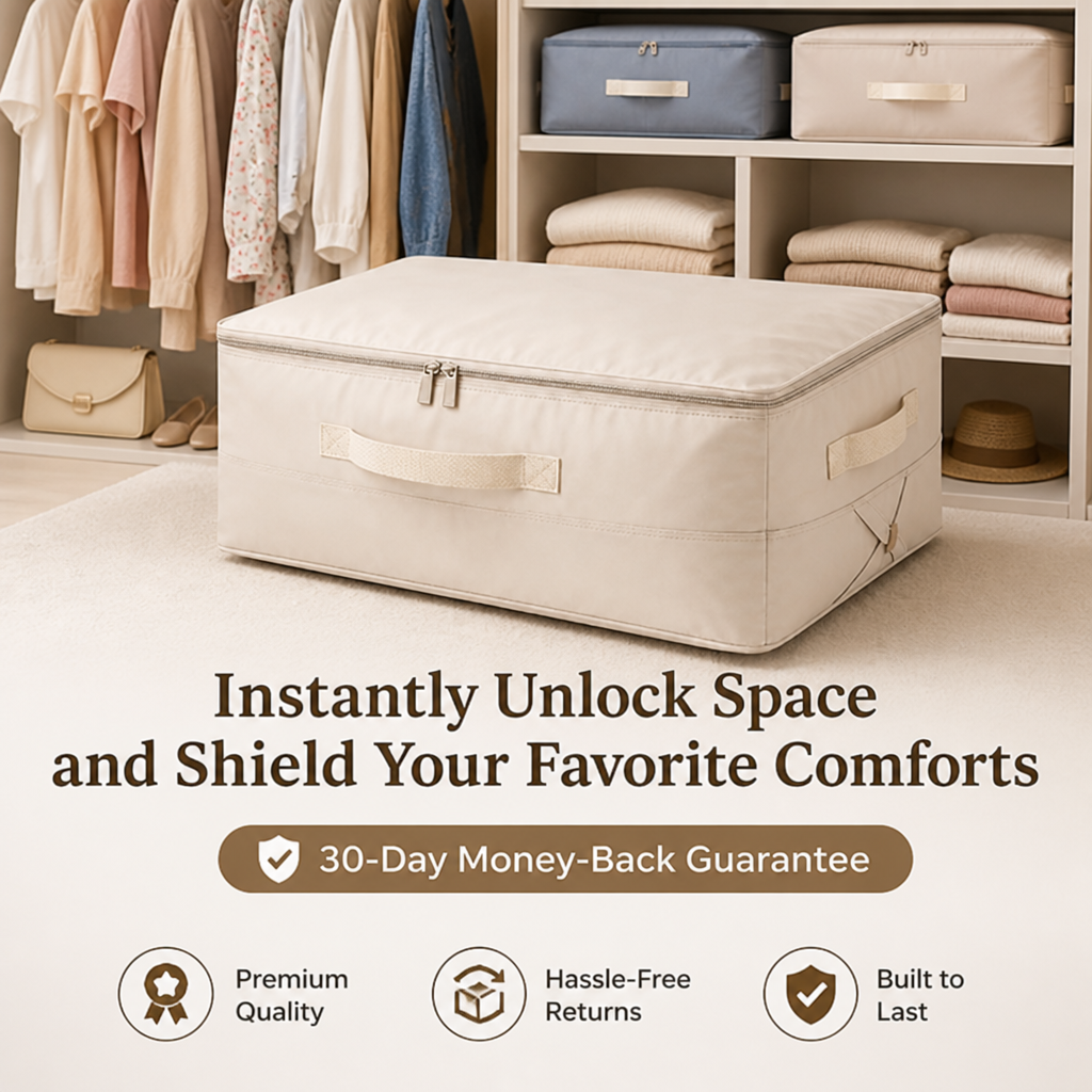 AeroNest™ — Instantly Unlock Space and Shield Your Favorite Comforts