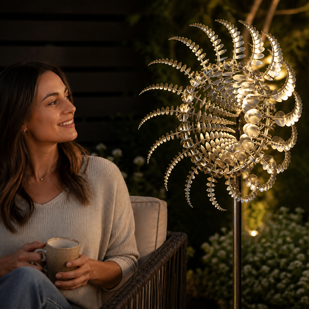 BreezeAura™ — Transform Your Garden into a Soothing, Mesmerizing Oasis of Light and Motion
