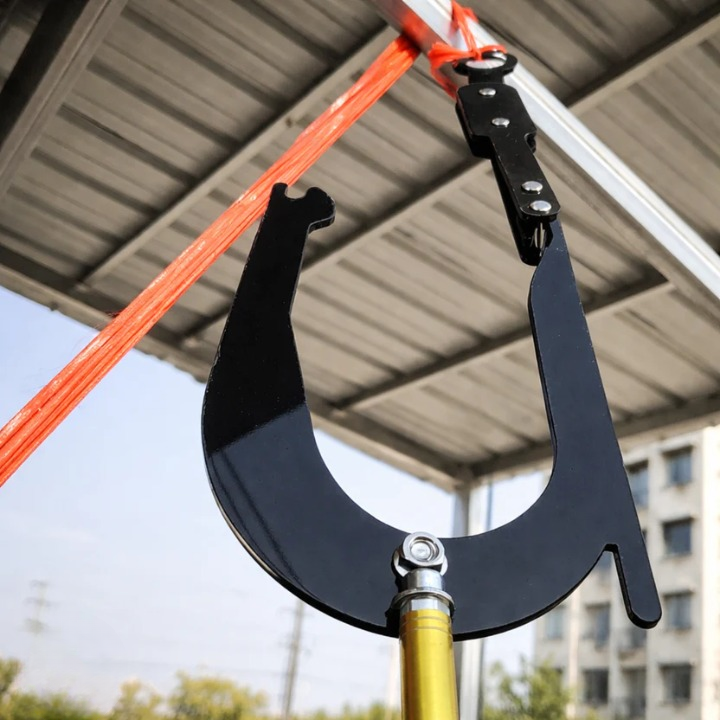 8 cm Rope Clamp in ABS Plastic - Outdoor and Camping Use