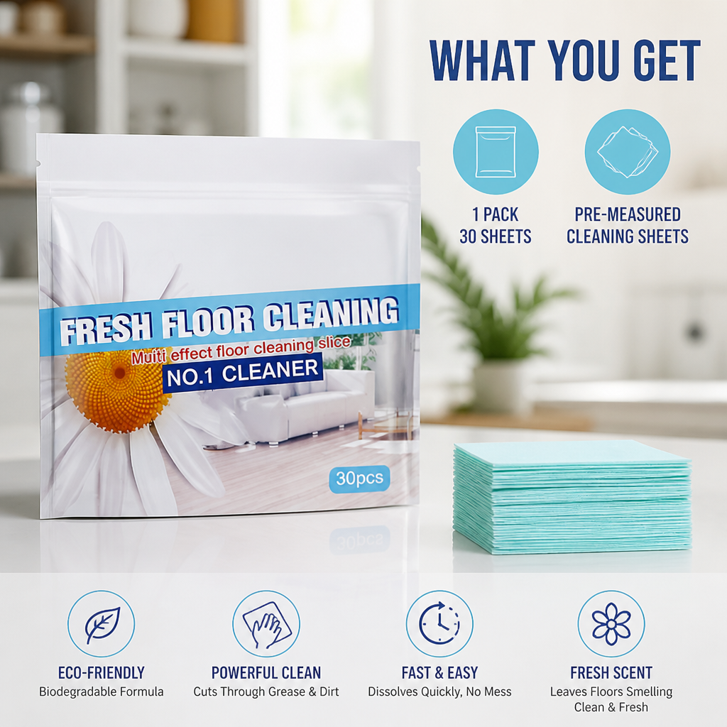 PureMist™ Floor Sheets — Transform Your Floors Into a Sparkling, Fresh Sanctuary Instantly