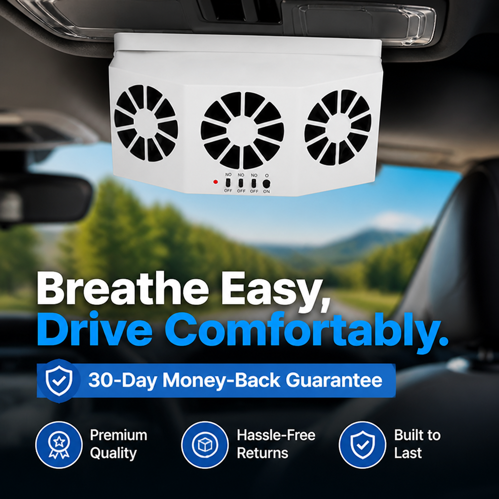 AeroBreeze™ — Drive Into Instant, Refreshing Coolness Powered by the Sun