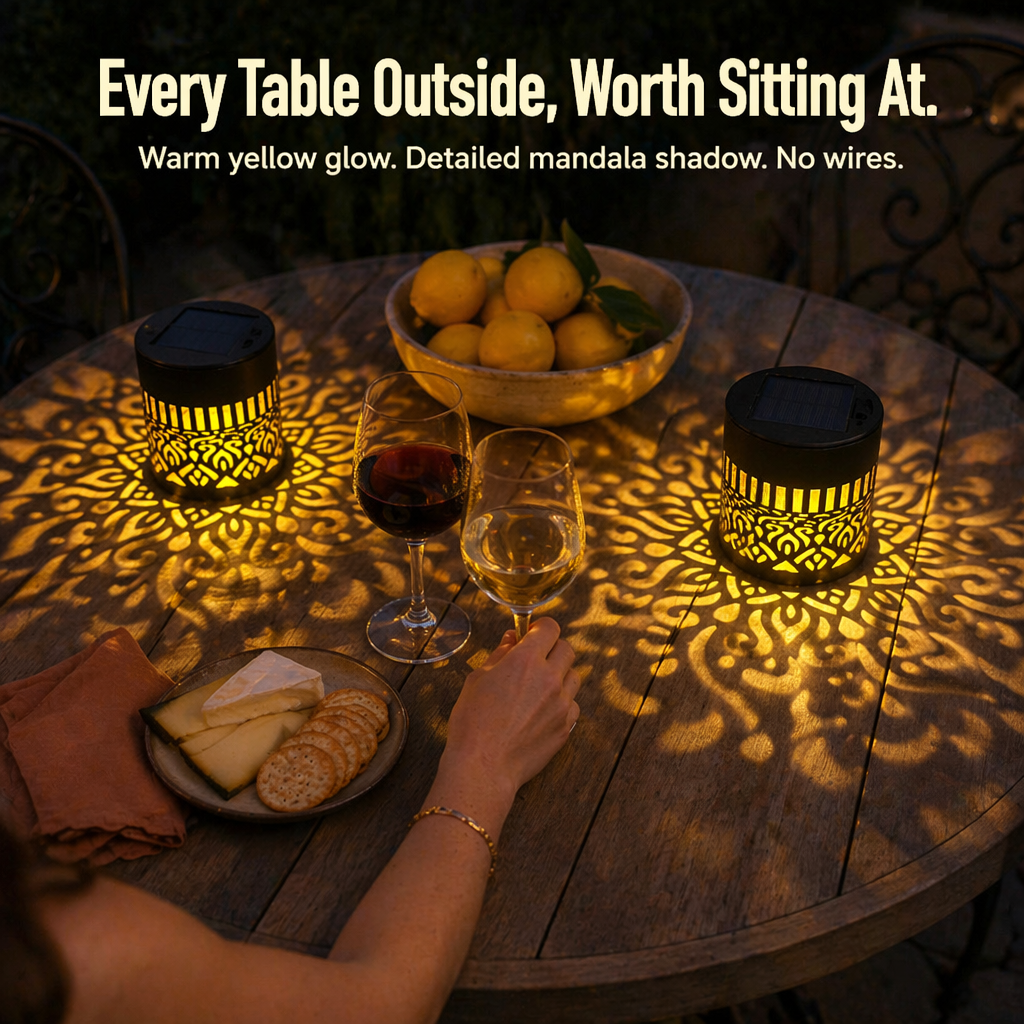LunaAura™ — Transform Your Nights into Stunning Solar-Powered Mandala Magic