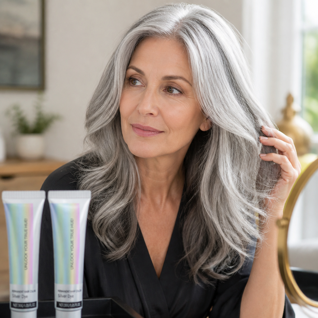 ArgentLuxe™ — Blend Your Greys Into Bright, Even Silver That Builds With Every Use