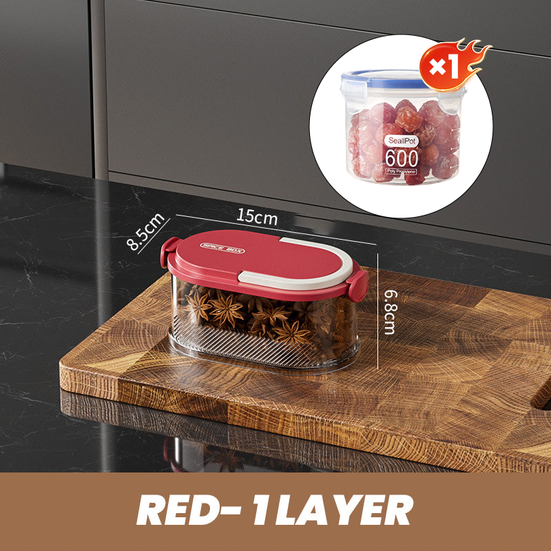 Aroma Organizer - Spice Freshness and Order at the Push of a Button