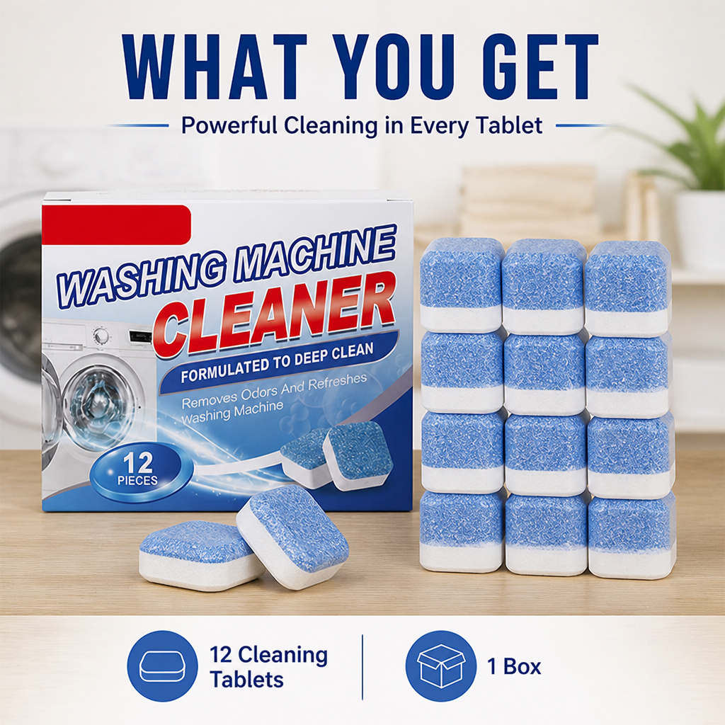 PurifiTab™ — Finally, a Washing Machine That Smells Fresh and Runs Like New Every Time