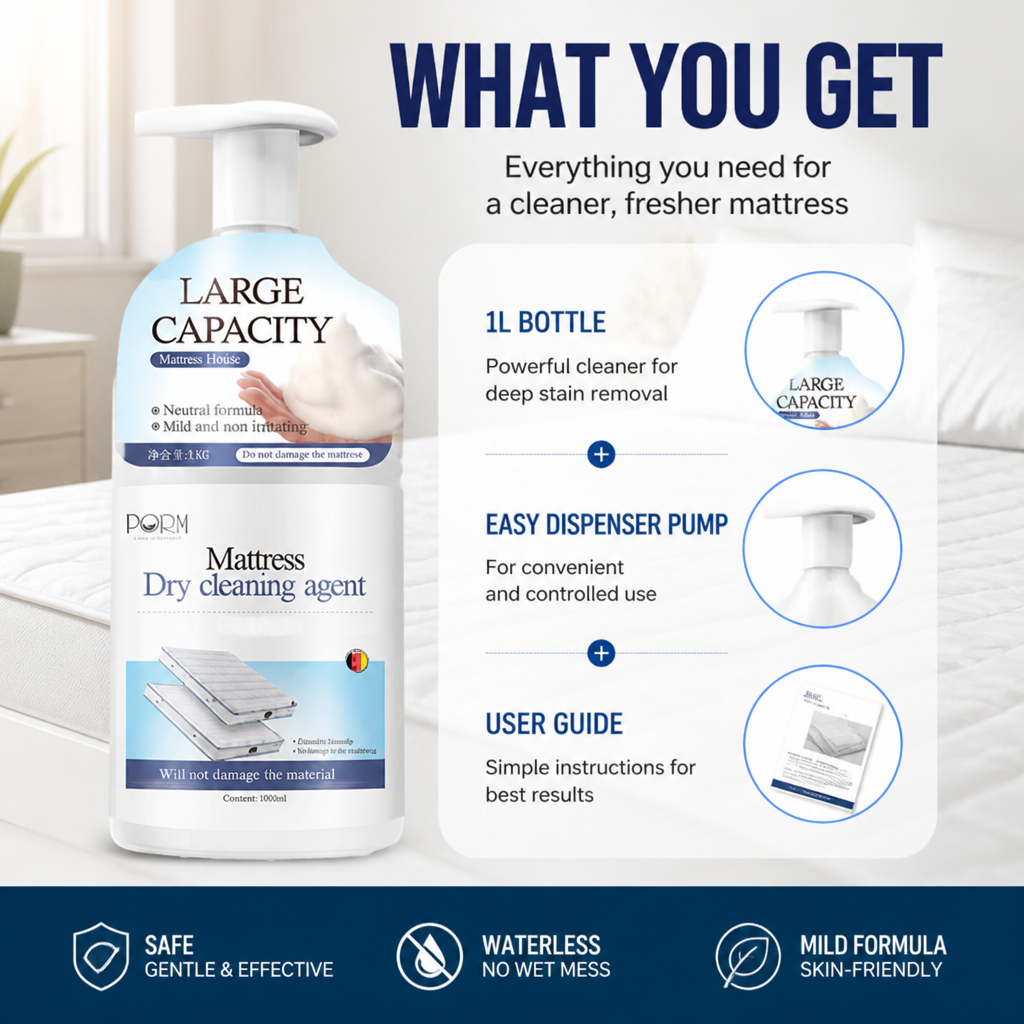 StainPurex™ Mattress Cleaner — Banish Stubborn Stains and Sleep on Fresh, Spotless Comfort