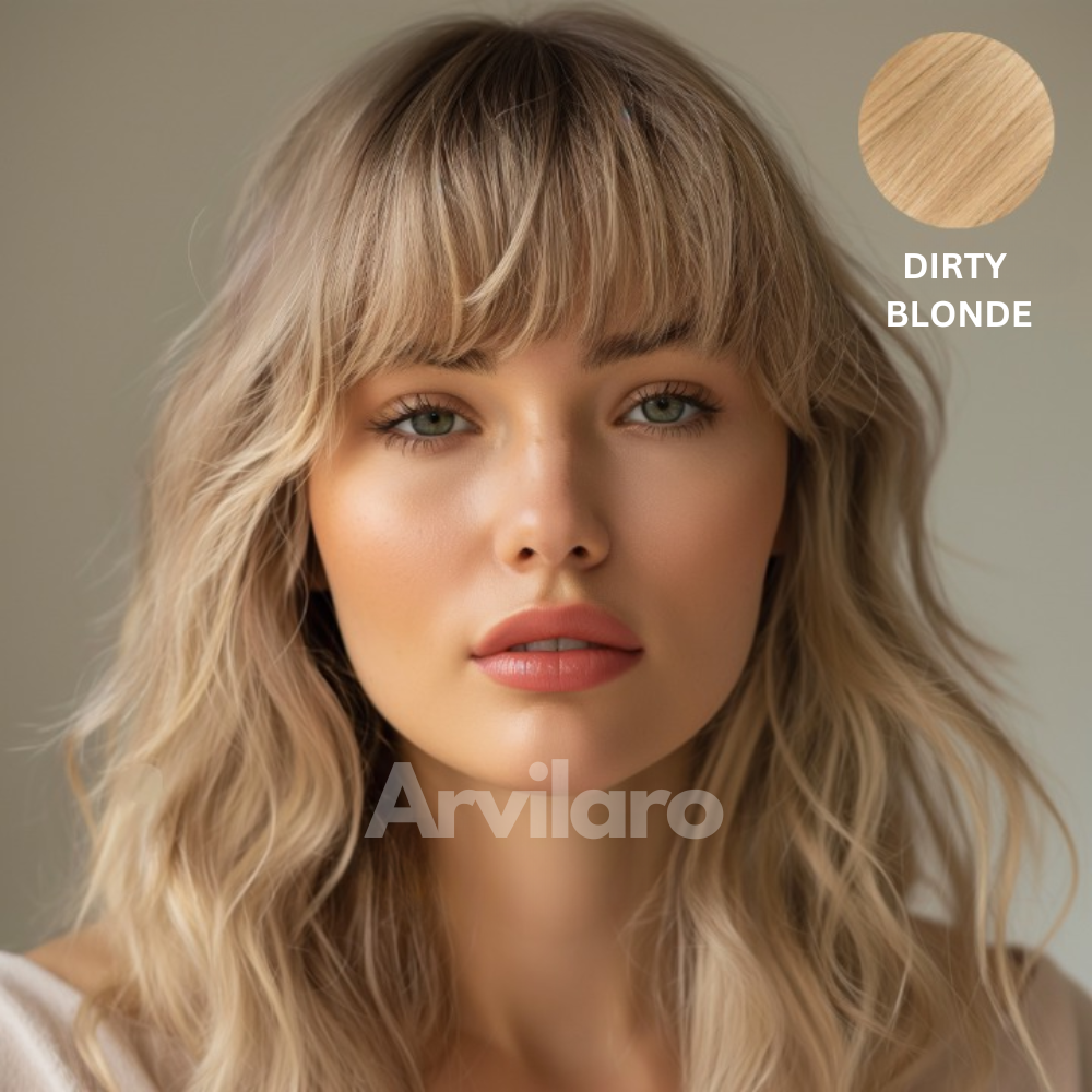 Arvilaro Clip-On Bangs (100% Real Hair)