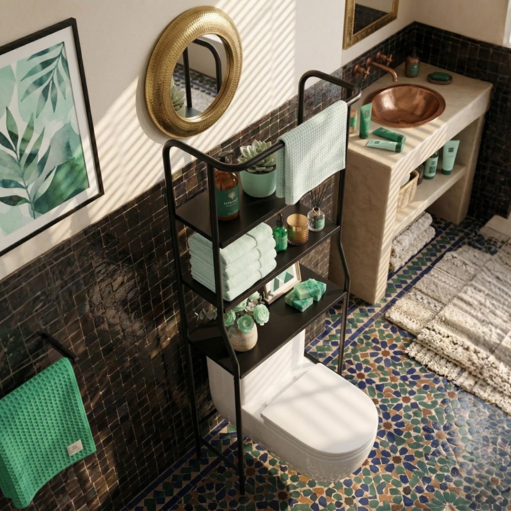 3-Tier Toilet Storage Shelf Organizer