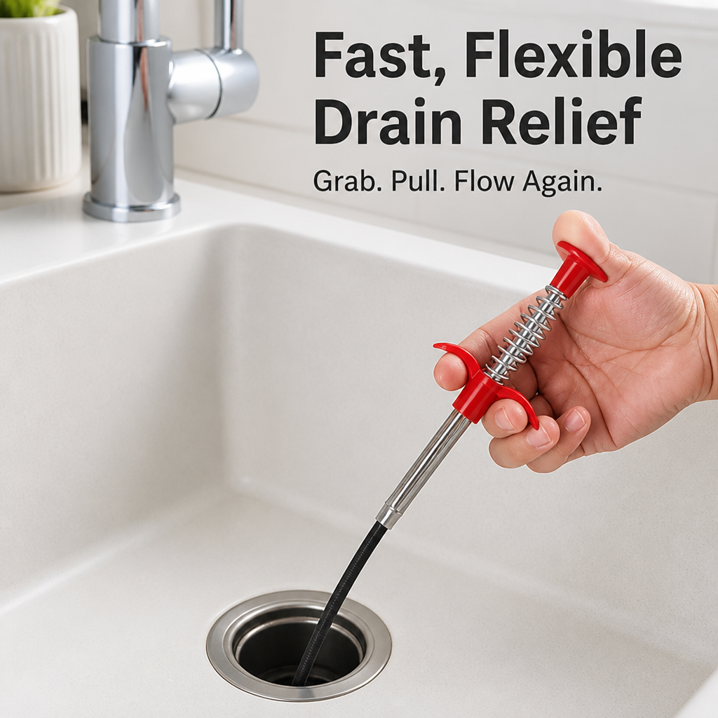 FlowMender™ — Take Back Control with Fast, Chemical-Free Drain Relief