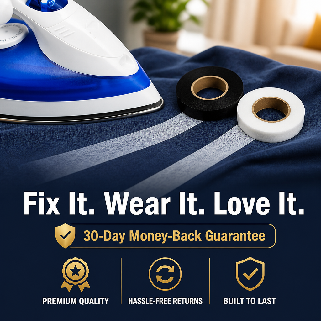 TessiBond™ — Fix Fabrics Instantly with Rock-Solid, No-Sew Confidence