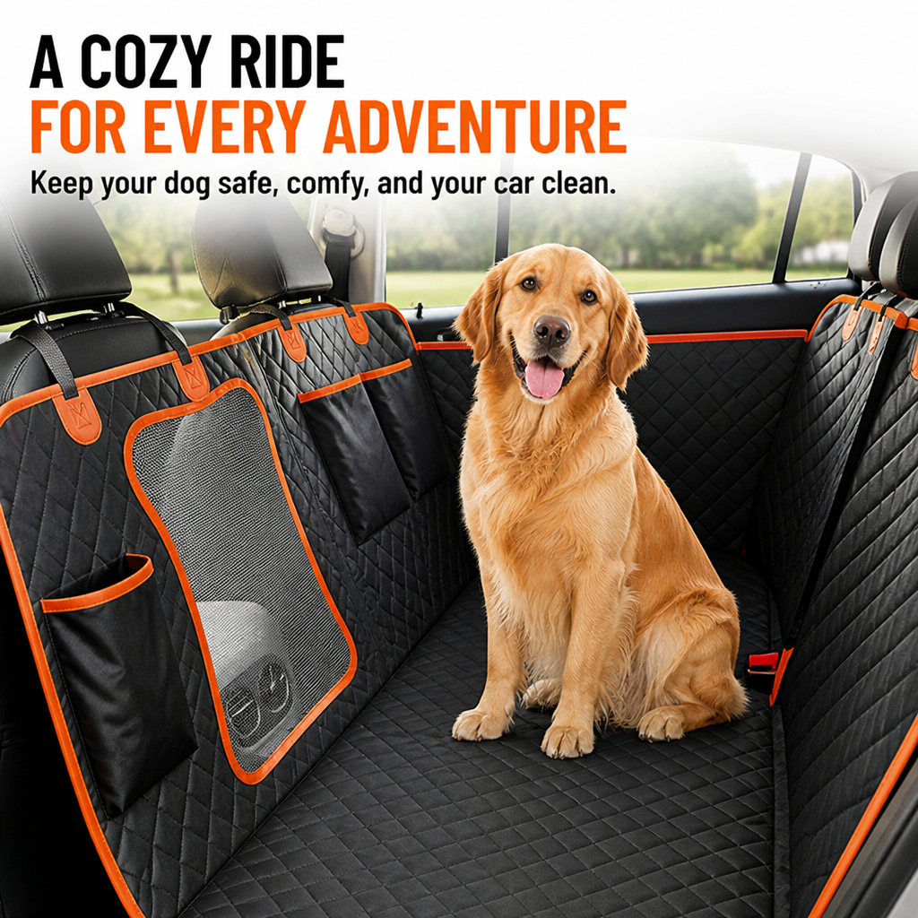 CozyPaw™ Comfort Seat — Turn Every Drive Into a Calm, Clean Haven Your Dog Loves