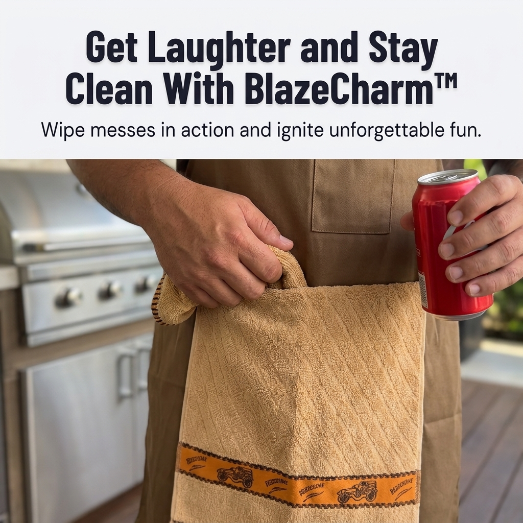BlazeCharm™ — Turn Every BBQ Into an Unforgettable Comedy Show