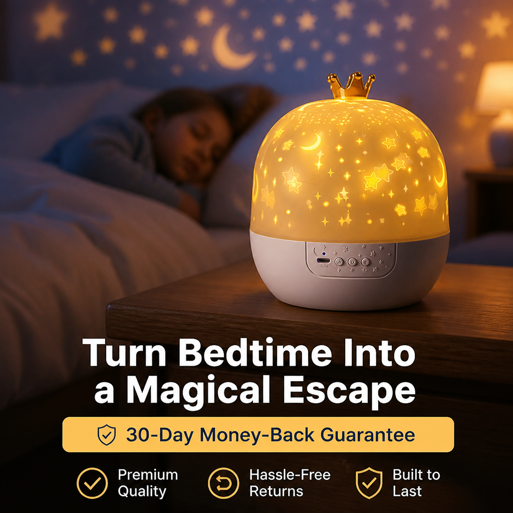 LumiTide™ — Turn Bedtime Into a Soothing, Magical Escape Your Child Will Love