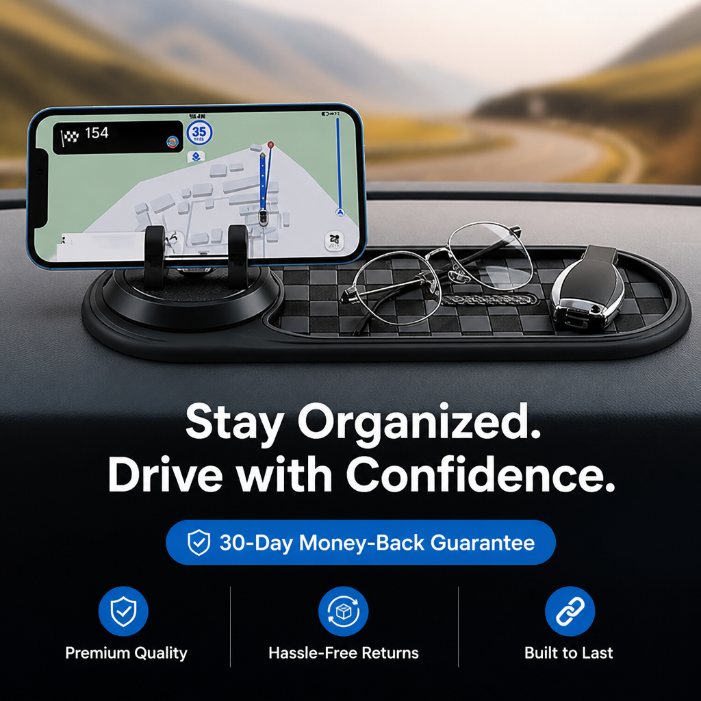 GripGuard Pro™ — Take Control with a Dashboard That Keeps Your Focus and Essentials Locked Tight