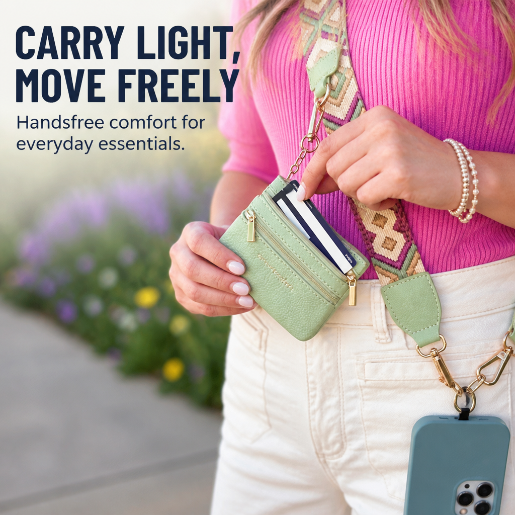 GripFlux™ — Move Light, Stay Handsfree, and Own Every Moment with Confidence