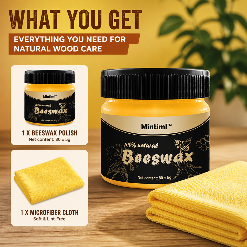 VeroLuxe™ Wood Revival Beeswax — Ignite Stunning Shine and Bring Your Wood Back to Life