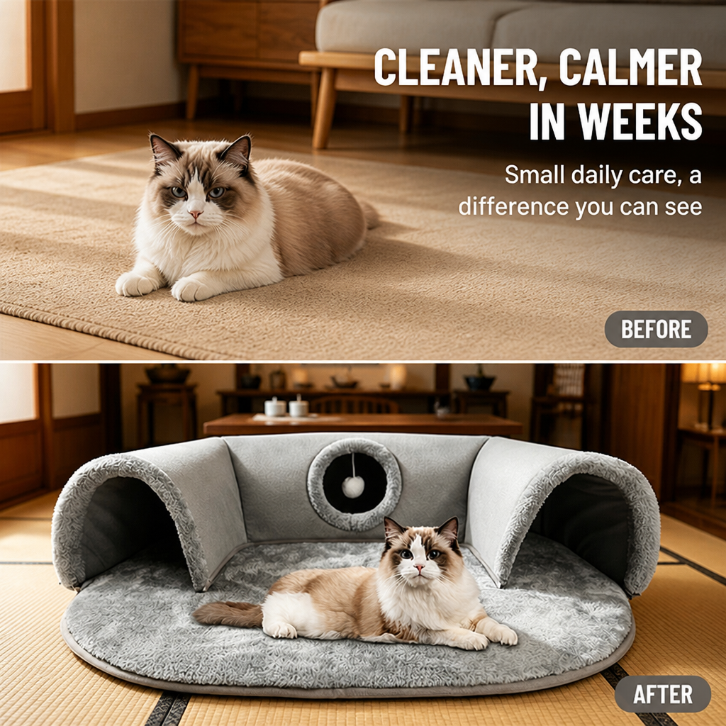 CozyNest™ — Transform Your Cat’s Day with Endless Comfort and Play