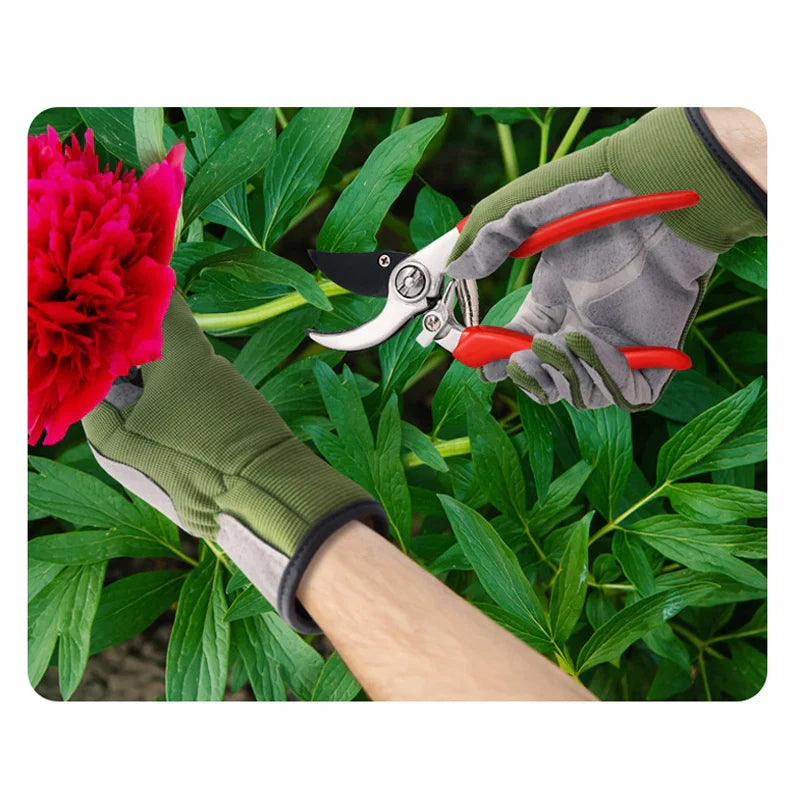 Thorn-Guard Garden Gloves | Reinforced Palm & Thumb Protection | Breathable Fabric | GardenGrip