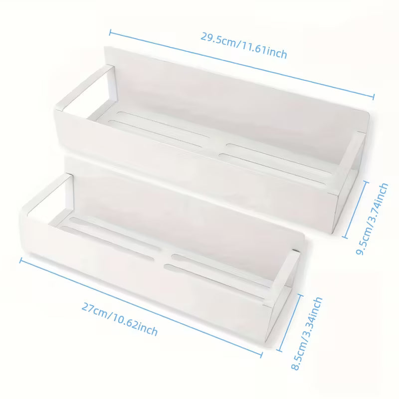 Magnetic Mount | Side Shelf No Drilling Needed | Compact Space Storage | MagniShelf