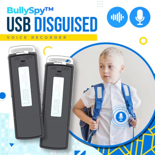 Voice Recorder | Hidden Design | Noise Cancellation | BullySpy