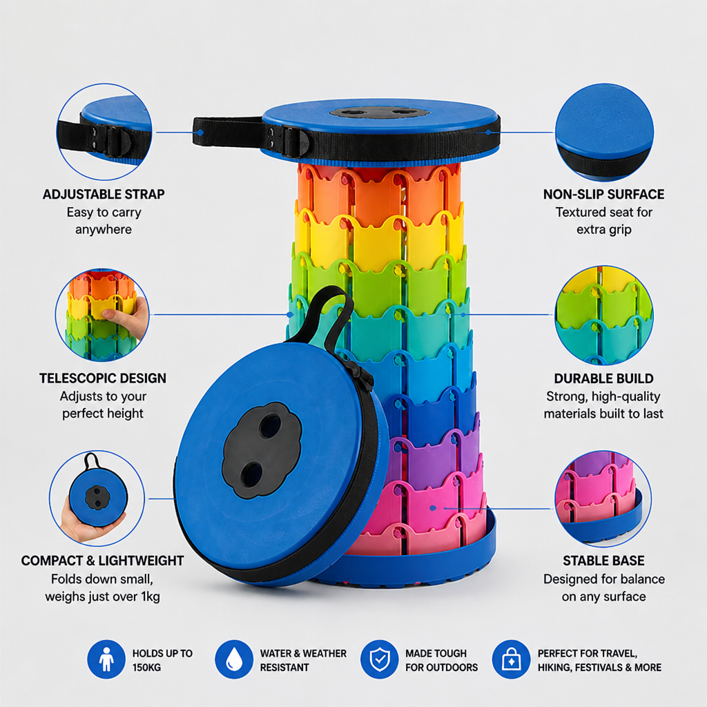 StrideSeat™ — Rock-Solid Comfort That Moves With You Everywhere You Go