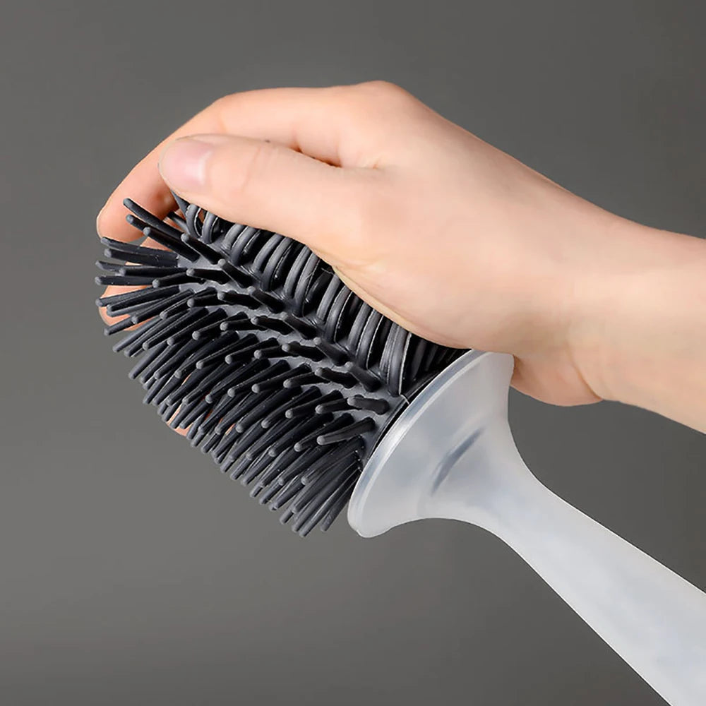 Silicone Toilet Brush for Effortless, Scratch-Free Cleaning