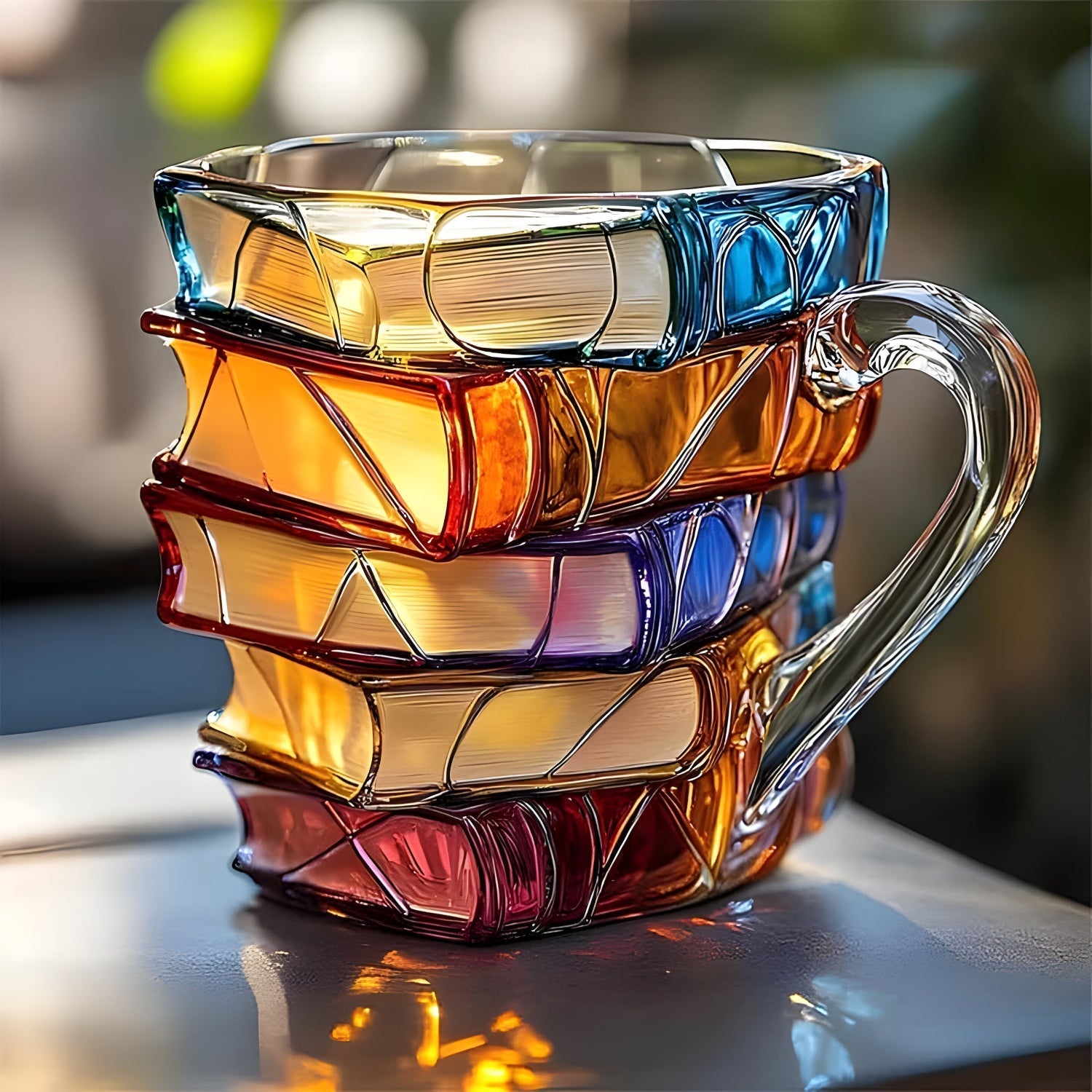 Mug | 3D Novel Design Cup | Handmade & Vibrant | For Coffee & Tea | BookLume