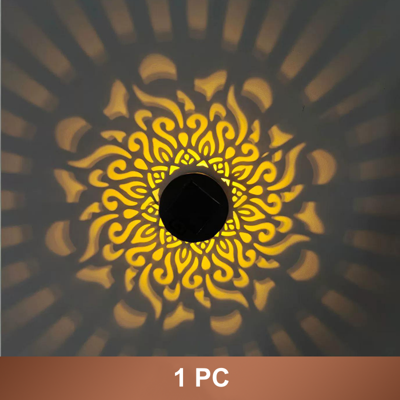 LumiRaya™ Solar Mandala Projector — Create Instant Outdoor Magic with Effortless, Cozy Glow