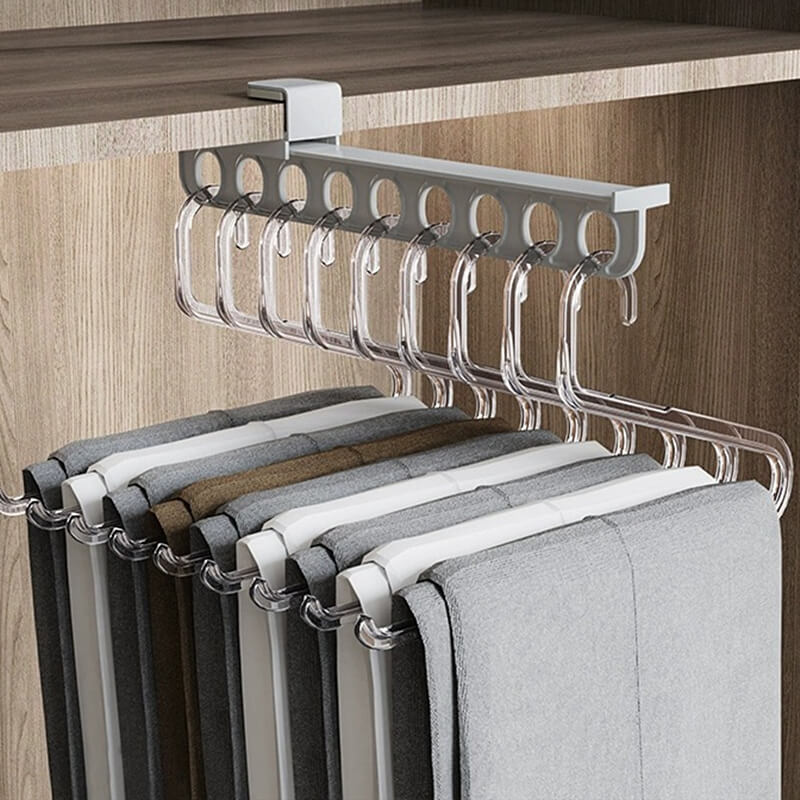 Expandable Clothing Rod for No-Drill Installation