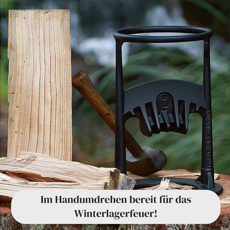 Wood Splitter for Safe and Effortless Log Cutting with Power Control