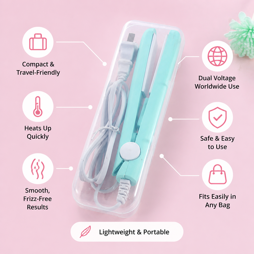 VioraLux™ Mini Styler — Salon-Perfect Hair That Turns Heads Everywhere You Go