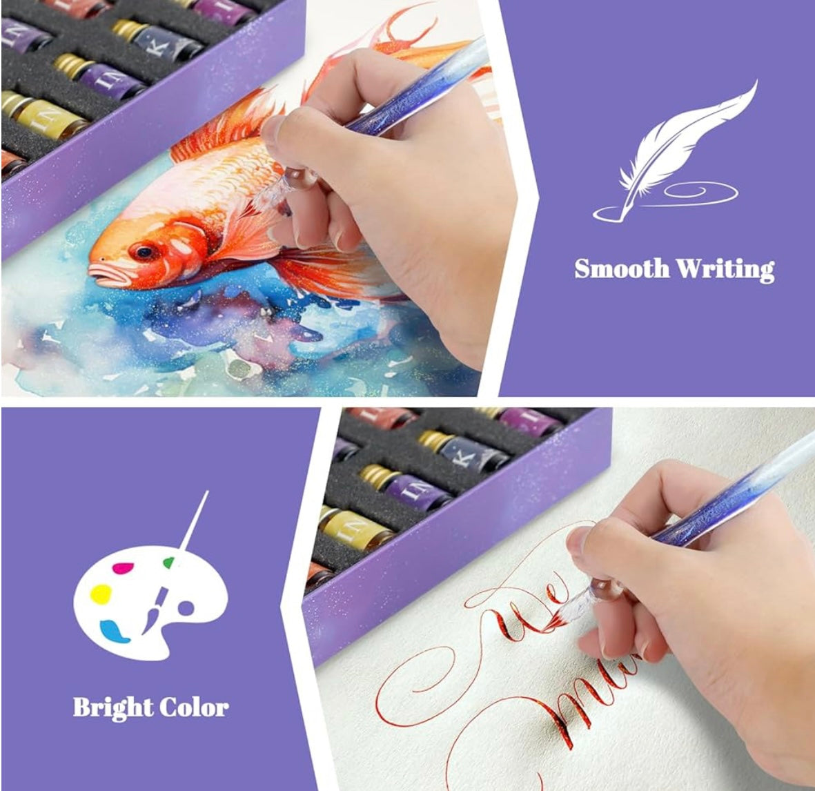 LumaTrail™ Glass Pen — Ignite Your Imagination with Effortless, Dazzling Color Magic