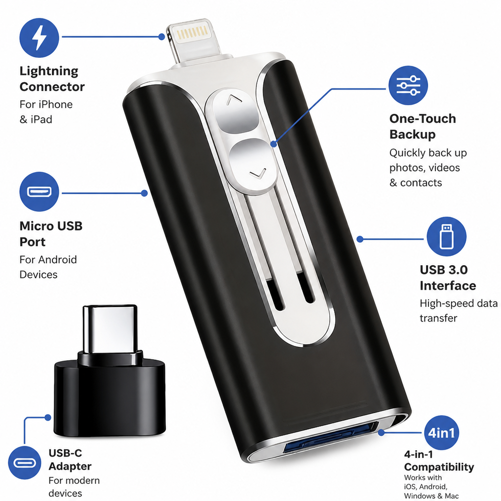 GeniusDrive™ — Instantly Unlock Limitless Storage and Carry Every Memory Everywhere