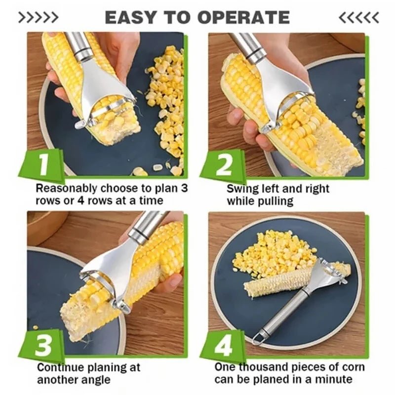 CornEase™ — Slice Through Corn in Seconds for a Mess-Free, Joyful Kitchen Experience