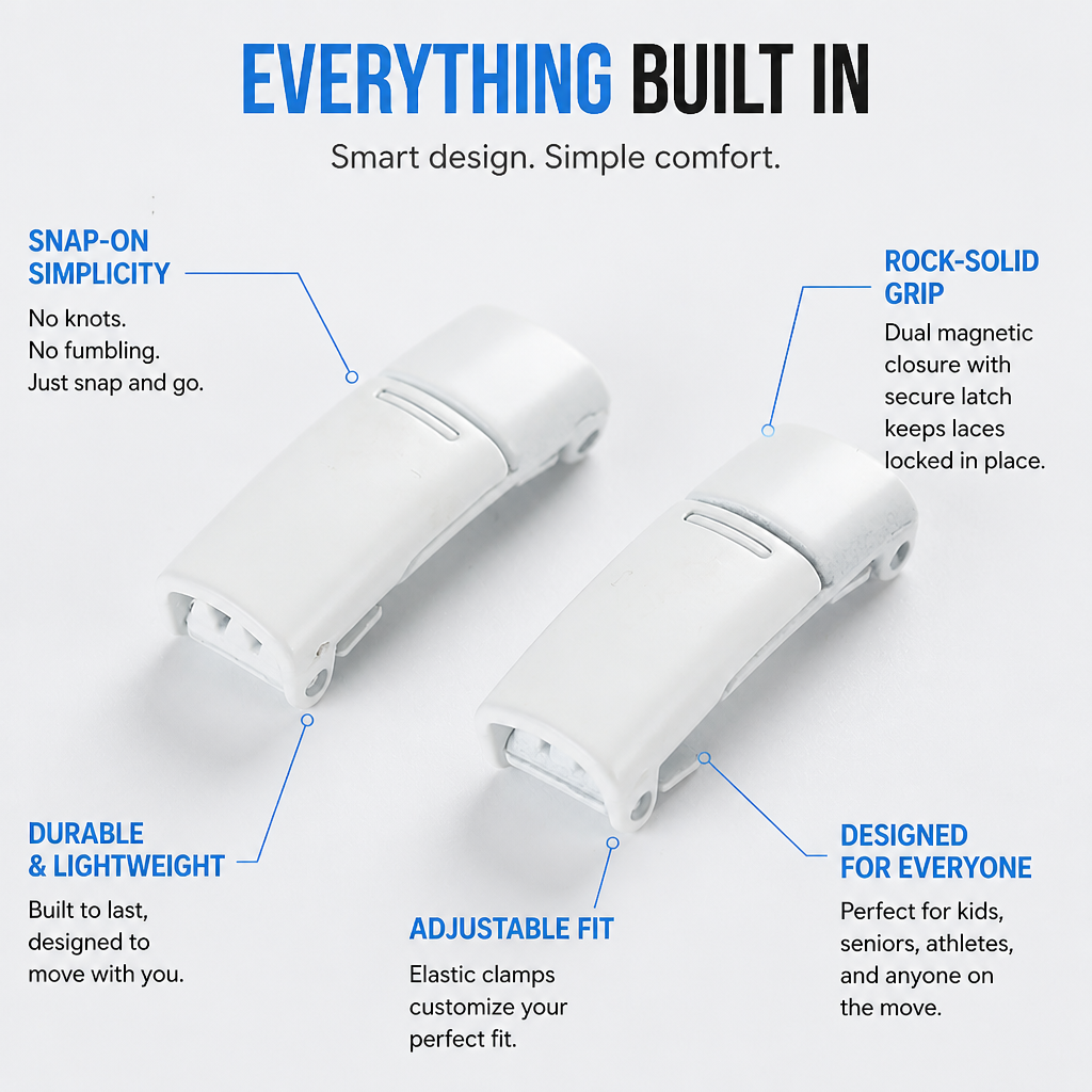 GlideSnap™ — Snap On Instant Comfort and Lock in Freedom All Day
