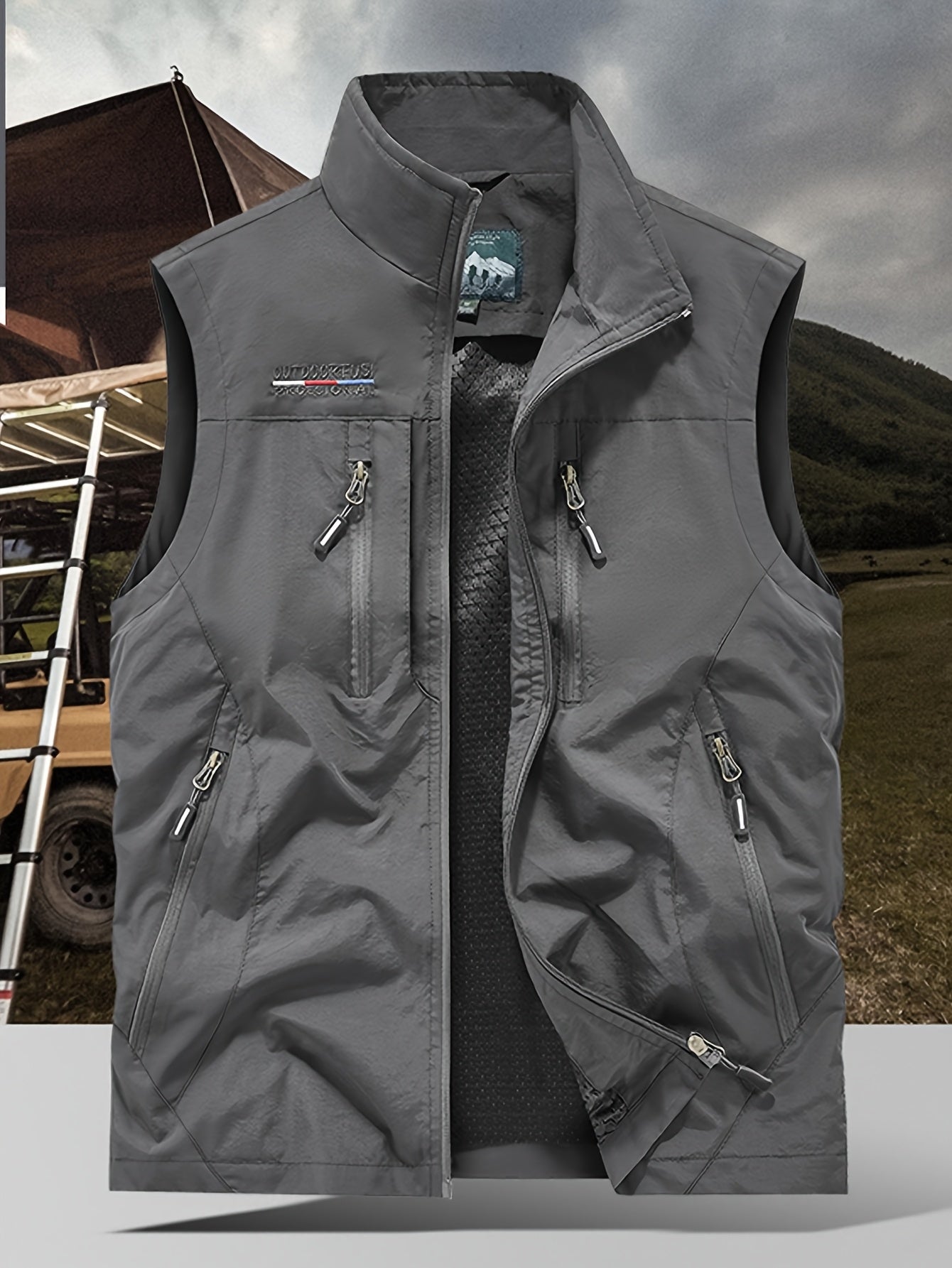 Lightweight and Practical Men's Body Warmer for Everyday Use