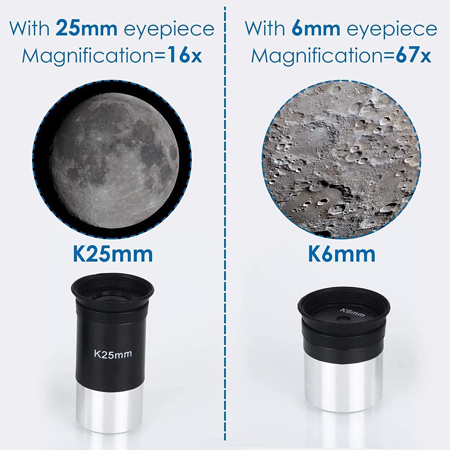 70mm Aperture Refractor Telescope with Tripod Stand