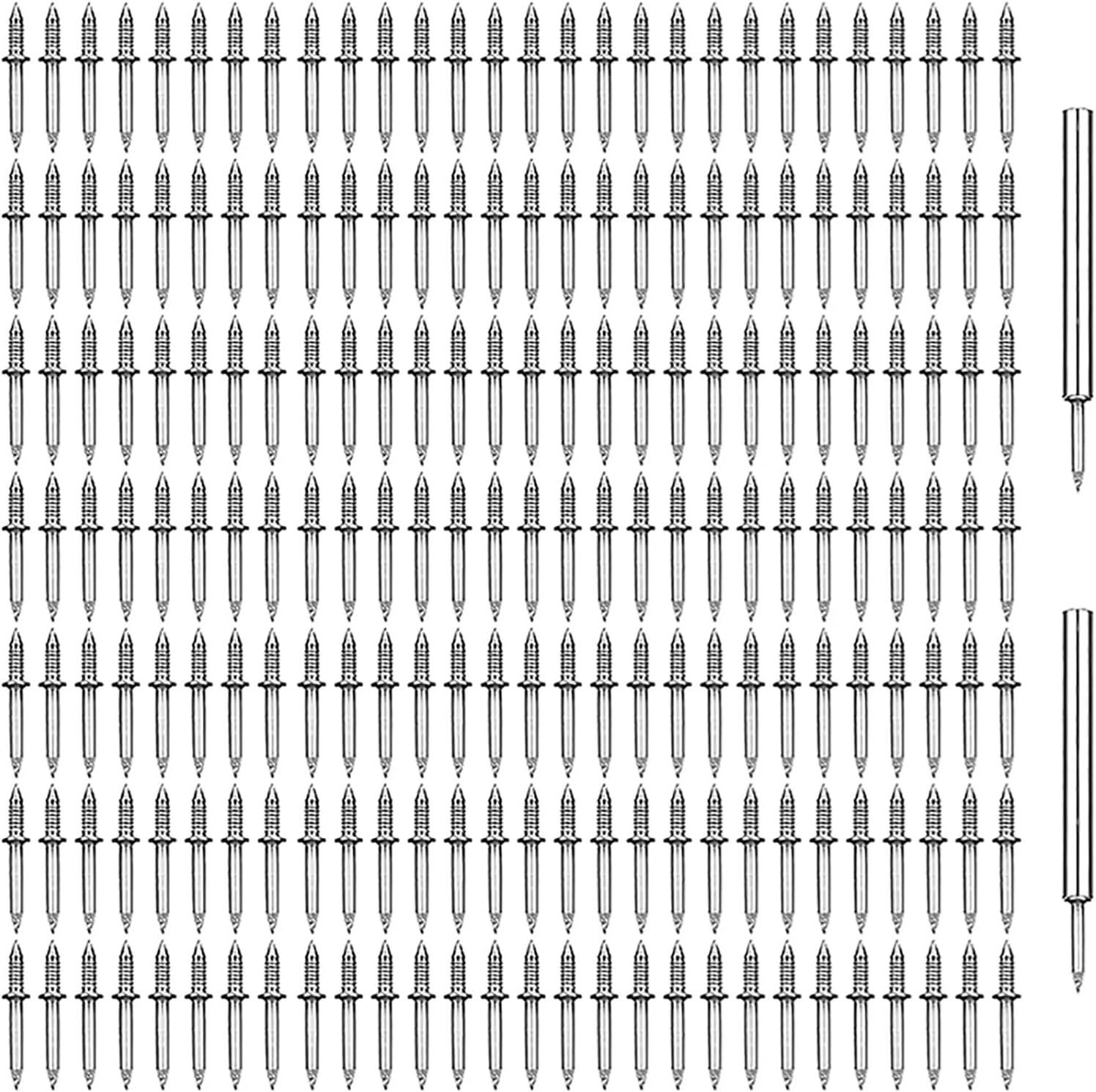 SecureHold™ Double-Head Nails — Snap in Flawless, Drill-Free Perfection Every Time
