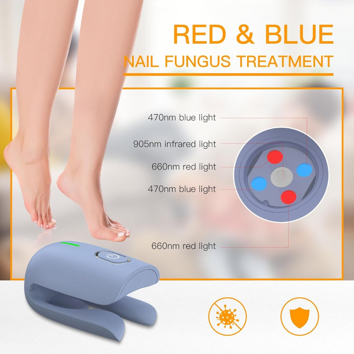 Device for Treating Fungal Nails - Complete Care System