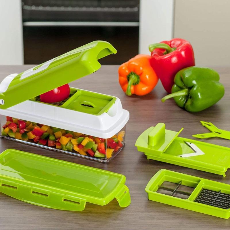 Multi-Function Kitchen Cutter – 12-in-1 Vegetable Slicer for Quick Food Prep
